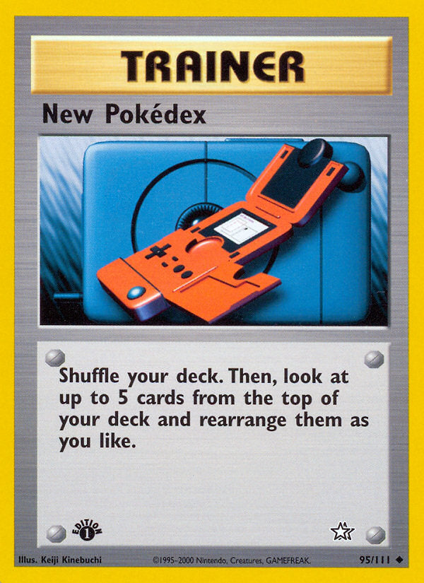 Neo Genesis New Pokédex #95/111 first edition